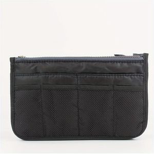 1 stuk Multifunctionele Opbergtas, Make-up Pouch & Reisorganizer met Dubbele Laag Vouwbaar Ontwerp – Capaciteit Rits Tote en Draaggemak Sorteertassen, 13 Kleuren