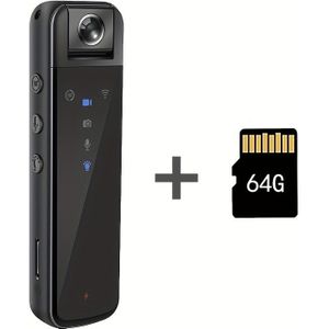 1080P Full HD Nachtzichtcamera, Fietsrecorder, Zakcamera, Hotspot WiFi Draagbare Mini Camera, Buiten Sportcamera