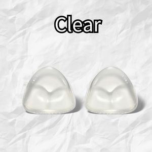 Silicone Driehoek Bh-inzetstukjes Pads Versterkers - Elegante Stijl Kleur, Handwasbaar, Herbruikbaar voor Zwemkleding en Bikini's, Niet-Textiel, 1 Paar Set