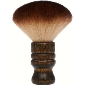 Speciaal Haar Knippen Stof Borstel, Haar Reiniging Borstel Met Nylon Zachte Borstels En Houten Handvat, Een Reinigingshulpmiddel Voor Kapperswinkels.