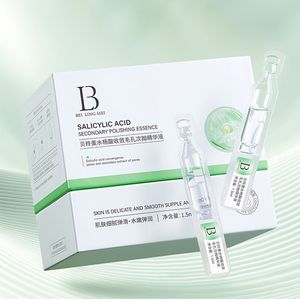 Salicylzuur Essence - Poriënverkleinend, Super Hydraterend, Geurvrij, Wegwerp Ampoule Serum voor Alle Lichtbeige Types x 30 Stuks, Skincare Essence, Strakke Verpakking, Verrijkt