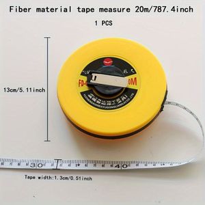Extra-long Fiberglass Tape Measure - 10m/20m/30m/50m, & For Construction And Home Use
