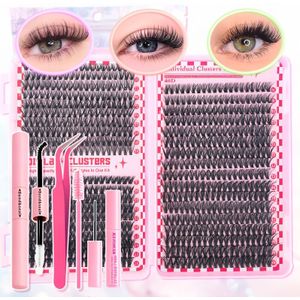 30/40/50D/80D 740 Stuks/200 Stuks/60 Stuks DIY Cluster Wimpelverlengingen 200 Uitzien Pluizige Individuele 3D Vals Wimpel Zacht Mink Volume Vals Wimpel Make-up
