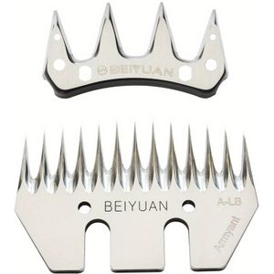 Curved Tooth Sheep Shear Clipper Replacement Blades For Fit Oster, Lister, Sheep Clippers, Detachable Animal Trimmer Shears For Grooming Goats Lambs Llamas Alpacas
