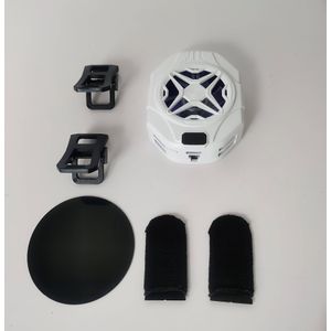 Universele Mini mobiele koelventilator, radiator Turbo Orkaan Gamekoeler Mobiele warmteafvoer ontworpen voor mobiele games, meer uniforme warmteafvoer, warmteafvoersnelheid is extreem snel