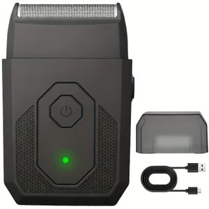 MIGUAN Elektrisch Scheerapparaat met -C Snelladen, 45 Minuten Loopduur & 4-in-1 Scheerprestaties - Draagbaar voor Nat/ Gebruik (Geen Watertank) - Ideaal voor Thuis en Reizen - Perfect Cadeau