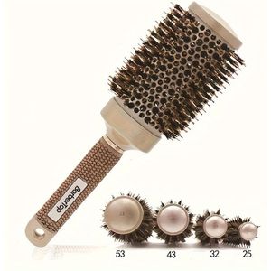 Professionele thermische keramische ionische haarborstel Ronde tonborstel Haarstylingborstel