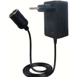 INDOMON AC naar Converter - 12V 3A/8A Auto & Huis Stroomadapter, 100-240V AC Input, 12V Output, Compacte Draagbare Voeding voor Auto's, Campers, Caravans