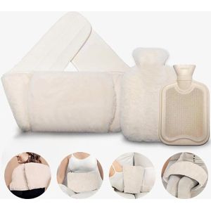 Warmwaterkruik voor & - PVC Thermisch Kussen met Draagbare Vierkante Waterzak, Warmte voor Onderrug, Taille, Schouder, Heup & Gewrichten, Gebruik voor - s & (Zonder /-Vrij)