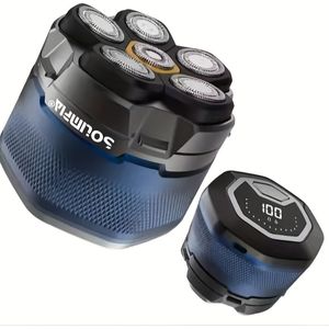 Solimpia Scheerapparaten Upgrade 6D Elektrische Scheerapparaten voor Kaalgeschoren Mannen met LED Display en Draaiend Scheerapparaat - Scheer Set