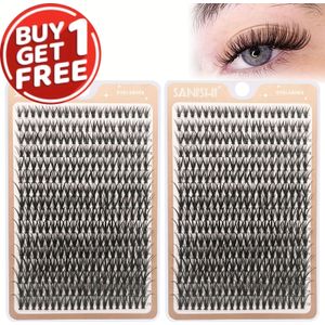 Koop 1 Krijg 1 : 320 Stuks 30/40D 9-16mm Mix D Krul Wimpers Individuele Wimpers Wimperextensions Wimpers Zachte & Natuurlijke Wimpers Individuele DIY Wimperverlenging