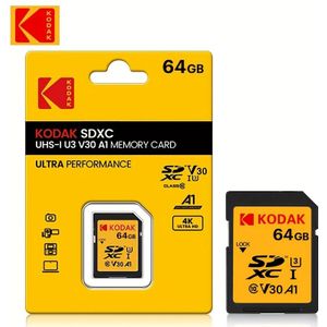 Kodak camera speciale SD-kaart | SDXC UHS-I Class10, /s leessnelheid | 32GB/64GB/128GB/256GB optioneel | Eerste keuze voor professionele fotografieopslag
