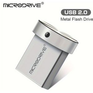 Het nieuwe ontwerp Mini Metalen Geheugenstick Hoge Snelheid USB Flash Drive 4GB 8GB 16GB 32GB 64GB 128GB Pen Drive Rood Blauw Zilveren Externe Opslag