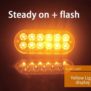 12LED Lichtstrip LED Strip Licht Licht/Flitsmodus Truck Decoratieve Verlichting Auto Bijzondere Verlichting Bar, Zonder Batterij