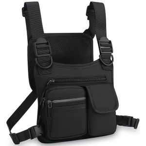 Men's Fanny Pack With Multiple Zipper Pockets - Lightweight, Reflective Accents, Ideal For Running, Hiking, And Cycling, Sports Gear | Reflective Accents | Adjustable Strap, Running Gear