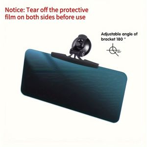 Car Sun Visor Extender - Polarized Sun Shade For Front Windshield - Visibility & Eye Protection From , Glare, Snow - Adjustable Angle With Suction Cup - Wide Coverage For
