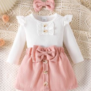 Meisjes Driehoek Bodysuit + Rok Set - P101089, Perfect voor Buiten