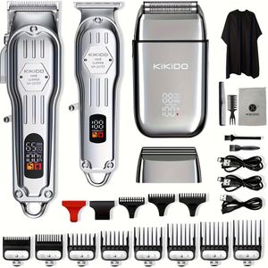 KIKIDO Originele Ontwerp Multifunctionele Haartrimmer Set Professionele Mannen Haartrimmer Verstelbare Draadloze Haarknipmachine