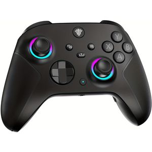 2.4GHz Draadloze Controller Compatibel met One, & S, PC/Steam, met RGB-verlichting, Turbo-functie, Dubbele Trilling en 3.5mm Audio-aansluiting