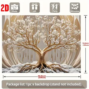 Natura Products Levensboom muurkunst van hout