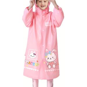 Herbruikbare Waterdichte EVA Regenjas voor Kinderen | Met Capuchon, Cartoonpatroon, Inpakbaar Jas voor Casual en Buitenactiviteiten