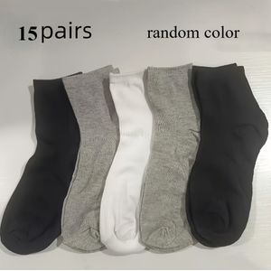 15 Paar Diabetische Boot Sokken voor Heren & Dames - Naadloze Teen, Ongebonden Stretch, Verbeterde Hiel, Los Design, Ademend Polyester 100%, Comfortabel