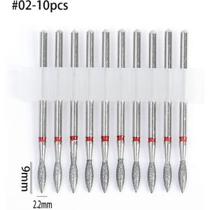 10 stuks Nagelboor Set Nagel Bits voor Nagelboor Professioneel Set Nagels voor Acryl Gel Nagels Thuis Salon