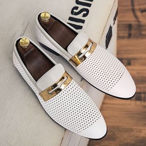 Heren Dress Shoes - Slip-On Lage Top Zakelijke Formele Schoenen met Rubberen , Geschikt voor Alle Seizoenen voor Vergaderingen, Feesten, Bruiloften - Duurzaam & Comfortabel Dress Schoeisel