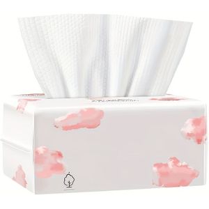 100pcs Unscented, -free Pearl Texture Face Tissues - Moisture Absorbent, Makeup Removing Wipes For Types, Ideal For Cleansing And Drying, |pearl Texture Wipes|soft Texture