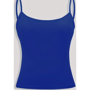 Elegante Kleur Tanktop Voor Dames, Zomerstof Van Gebreide Stof, Polyester 95% Elastane 5%, Spaghettibandjes, Lichtgewicht 180g/m², Casual En Veelzijdig Bovenkleding