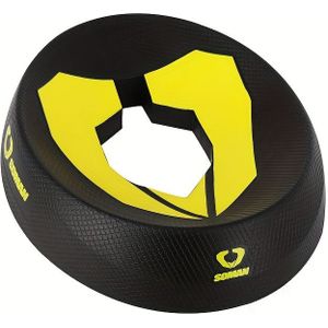 Zwarte anti-slip motorhelmpad - Duurzame thermoplastische polyurethaanbasis voor alle terreinvoertuigen, volledige en helmbeveiliging, zwarte anti-slip ontwerp