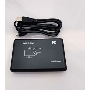 13.56MHz NFC-lezer, 1 stuk USB Desktop Alleen Lezen RFID-lezer, ISO14443A NFC Kaartlezer, , Toetsenbord Uitvoer Simuleren