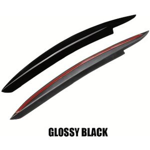 Black Headlight Eyebrow Trim For Vw Golf 6 Mk6 Gtr 2008-2013 - Front Decorative Cover With Red Accent, Accessory, Vehicle Lighting Enhancement | Accessory | Automotive Decor
