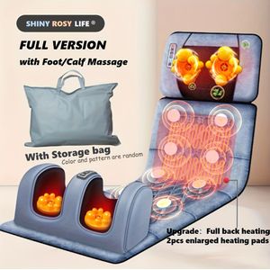 Opvouwbare Full Body Massager met Voetmassage | Polyurethaan, Stekker, Ideaal voor Ontspanning, Merk: SHINY LIFE