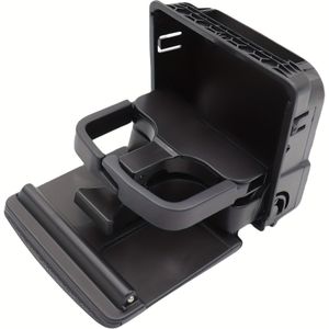 1pc Zwarte ABS Middenconsole Armsteun met Bekerhouder Achter voor Jetta MK5, Golf MK6, 6 Golf, , 1K0, 862, 532 C - Voertuig Interieur Accessoire