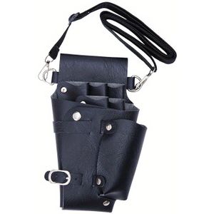 Professionele haarschaar holster , multifunctionele tas, ongeparfumeerd, duurzaam leer, geen of batterijen nodig, riembevestiging voor stylisten en kappers - 1 STUKS