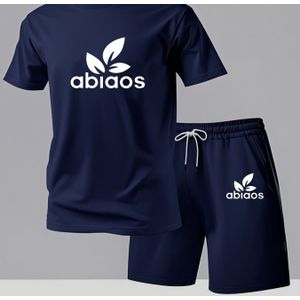 2025 Nieuwe Zomer Casual Outdoor Set, Modieuze Korte Mouw T-Shirt en Shorts Outfit, Geschikt voor Buitenactiviteiten, Straatmotorrijden, Strandreizen, Vakantiefeesten en Buiten Gebruik