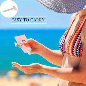 6-delige Handmatige Tandpasta Buis Knijper & Dispenser Gereedschap - Draagbaar, Geen Batterij Nodig, Makkelijk te Gebruiken Badkameraccessoire voor Efficiënt Tandpastagebruik