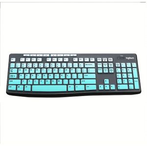 2025 1 stuk / Mintgroen Ultradun Toetsenbordhoes Beige Beschermer Compatibel met Logitech K270 K275 MK275 Draadloos Toetsenbord, Logitech K270 K275 MK275 Toetsenbord Stofhoes