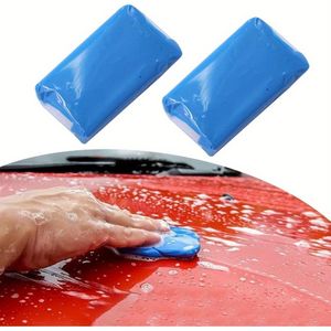 2-Pack Blauwe Auto Klei Bar Kit, Universele Auto Reinigingsgereedschap, Verwijdert Vuil, IJzer, Olievlekken, voor Vrachtwagens, SUV's, Sedans - Duurzaam Materiaal