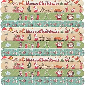 Kerst Nagelvijl: Dubbelzijdige Manicure Nagelvijl 24 stuks - Kerst Nagelpolijstmiddel voor Vrouwen, Willekeurige Stijlen