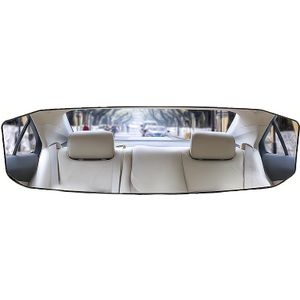 Reapp Hd Panoramic Rearview Mirror, Universal, Convex Lens, Wide Angle, Clip-on, Extended Blind Spot, Octagonal - Front Position, Suitable For All Vehicles