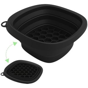 Inklapbare Siliconen IJsbad met Verwijderbaar Ijsbakje en 30° Ergonomische Rand - Draagbaar Koelingsbad voor Huidverzorging, Gezichtsreiniging en Ontstekingsverlichting, Duurzaam Reisontwerp