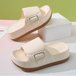 Een paar elegante en eenvoudige -slipjes voor dames 2025, zomerse mode casual comfortabele zachte open-slipjes voor binnen en buiten stranddouches