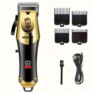 WEEME 810 Zelfstandige Elektrische Scheerapparaat met Laaggeleidende Keramiek Mes, Motor - Handig USB-Opladen, Geen Restjes Haar- en Baardtrimmen, Valentijnsdag & Nieuwjaarsgeschenk voor /