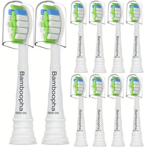 Sonicare Protective Clean 6100/5100/4100/ FlexCare HealthyWhite Opzetborstels - 3 Kleuropties (Groen, Blauw, Zwart) met Zachte Tandvleesmassage & Whitening