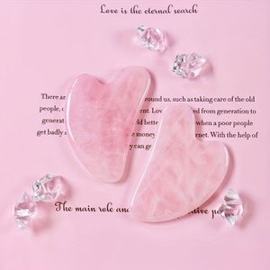 Rood kwarts gezichtsmassager | hypoallergene, draagbare en handmatige dieptetissuetherapie voor gezicht en lichaam, SPA-ervaring, ideaal Valentijnsdagcadeau