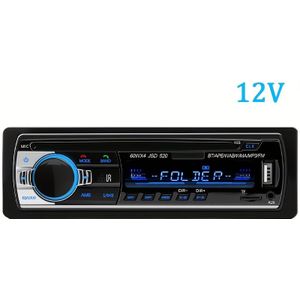 1pc Universele Auto Radio MP3-speler, Digitale Stereo Multimedia met Draadloze FM, USB Aux-ingang, Kleurendisplay, Spraaknavigatie, Geen Batterij Nodig