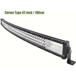 42-Inch LED Lichtbalk voor Off-Road Bumpers, Geschikt voor SUV, ATV, Trailers en Trucks, Werkt op 12V of 24V, Zonder Batterij