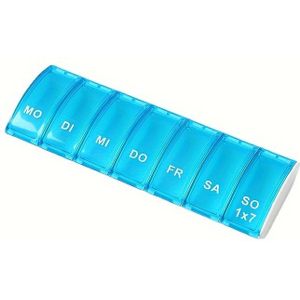 Draagbare medicijndoos met 7 , wekelijkse medicijndoos, reisherinnering medicijndoos, opbergdoos voor kleine voorwerpen